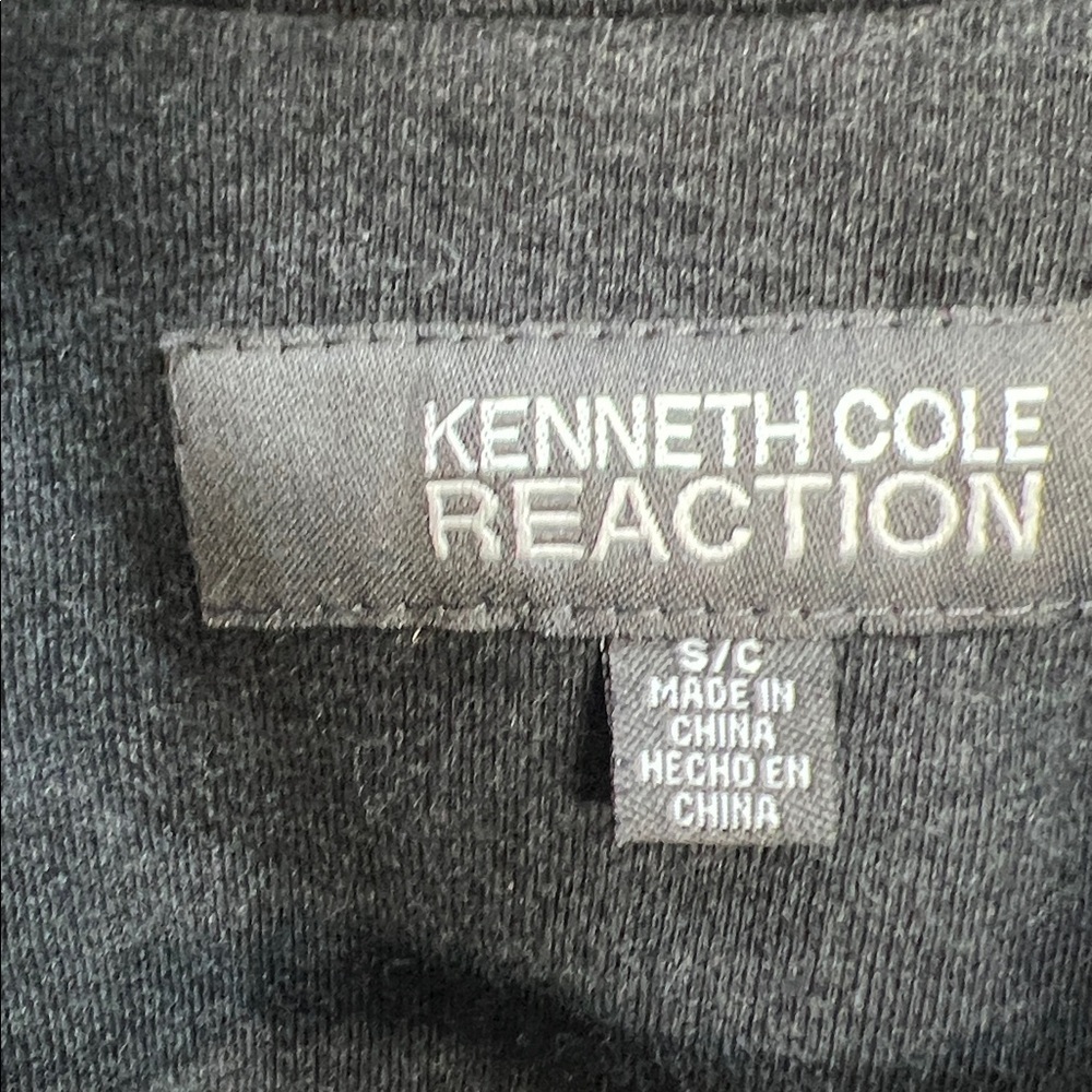 Kenneth Cole Reaction Charcoal knit peacoat - Picture 2 of 9